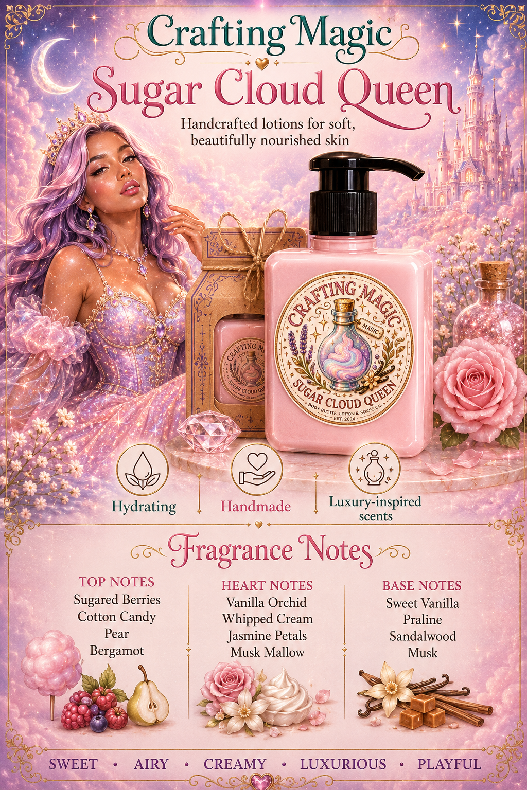 Sugar Cloud Queen 3.4oz