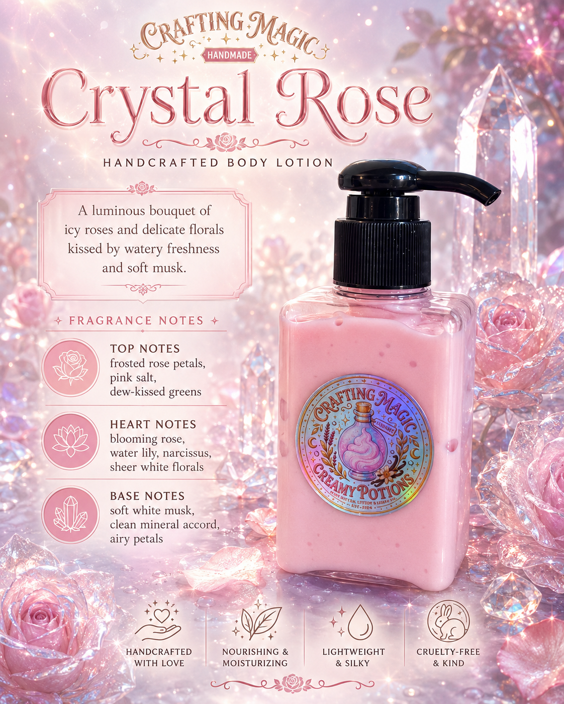 Crystal Rose 3.4oz